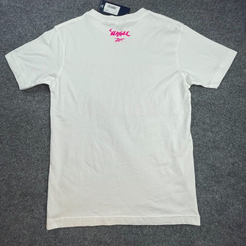 Reebok Top Womens Small White Baller Basketball Sports Angel Reese WNBA NWT - Picture 2 of 6